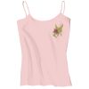 Juniors 1x1 Rib Spaghetti Strap Tank Thumbnail