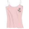 Juniors 1x1 Rib Spaghetti Strap Tank Thumbnail