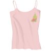 Juniors 1x1 Rib Spaghetti Strap Tank Thumbnail