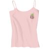 Juniors 1x1 Rib Spaghetti Strap Tank Thumbnail