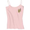 Juniors 1x1 Rib Spaghetti Strap Tank Thumbnail
