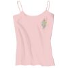 Juniors 1x1 Rib Spaghetti Strap Tank Thumbnail