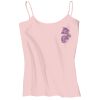 Juniors 1x1 Rib Spaghetti Strap Tank Thumbnail