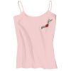 Juniors 1x1 Rib Spaghetti Strap Tank Thumbnail