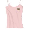 Juniors 1x1 Rib Spaghetti Strap Tank Thumbnail