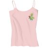 Juniors 1x1 Rib Spaghetti Strap Tank Thumbnail