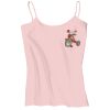 Juniors 1x1 Rib Spaghetti Strap Tank Thumbnail
