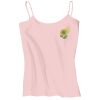 Juniors 1x1 Rib Spaghetti Strap Tank Thumbnail