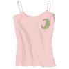 Juniors 1x1 Rib Spaghetti Strap Tank Thumbnail