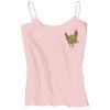 Juniors 1x1 Rib Spaghetti Strap Tank Thumbnail