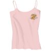 Juniors 1x1 Rib Spaghetti Strap Tank Thumbnail