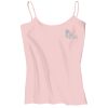 Juniors 1x1 Rib Spaghetti Strap Tank Thumbnail