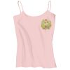 Juniors 1x1 Rib Spaghetti Strap Tank Thumbnail