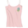 Juniors 1x1 Rib Spaghetti Strap Tank Thumbnail