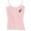 Juniors 1x1 Rib Spaghetti Strap Tank Thumbnail