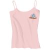 Juniors 1x1 Rib Spaghetti Strap Tank Thumbnail