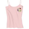 Juniors 1x1 Rib Spaghetti Strap Tank Thumbnail