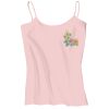 Juniors 1x1 Rib Spaghetti Strap Tank Thumbnail