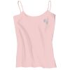 Juniors 1x1 Rib Spaghetti Strap Tank Thumbnail