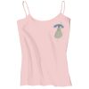 Juniors 1x1 Rib Spaghetti Strap Tank Thumbnail