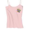 Juniors 1x1 Rib Spaghetti Strap Tank Thumbnail