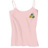 Juniors 1x1 Rib Spaghetti Strap Tank Thumbnail
