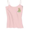 Juniors 1x1 Rib Spaghetti Strap Tank Thumbnail