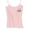 Juniors 1x1 Rib Spaghetti Strap Tank Thumbnail