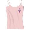 Juniors 1x1 Rib Spaghetti Strap Tank Thumbnail