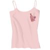 Juniors 1x1 Rib Spaghetti Strap Tank Thumbnail