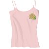 Juniors 1x1 Rib Spaghetti Strap Tank Thumbnail