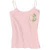 Juniors 1x1 Rib Spaghetti Strap Tank Thumbnail