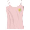 Juniors 1x1 Rib Spaghetti Strap Tank Thumbnail