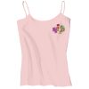 Juniors 1x1 Rib Spaghetti Strap Tank Thumbnail