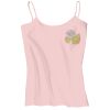 Juniors 1x1 Rib Spaghetti Strap Tank Thumbnail