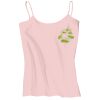 Juniors 1x1 Rib Spaghetti Strap Tank Thumbnail