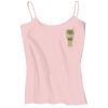 Juniors 1x1 Rib Spaghetti Strap Tank Thumbnail