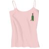 Juniors 1x1 Rib Spaghetti Strap Tank Thumbnail