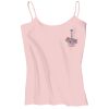 Juniors 1x1 Rib Spaghetti Strap Tank Thumbnail