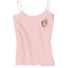 Juniors 1x1 Rib Spaghetti Strap Tank Thumbnail