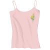 Juniors 1x1 Rib Spaghetti Strap Tank Thumbnail