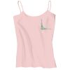 Juniors 1x1 Rib Spaghetti Strap Tank Thumbnail