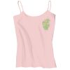 Juniors 1x1 Rib Spaghetti Strap Tank Thumbnail
