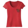 Juniors 60/40 Scoop Tee Thumbnail