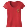 Juniors 60/40 Scoop Tee Thumbnail