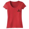 Juniors 60/40 Scoop Tee Thumbnail