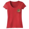 Juniors 60/40 Scoop Tee Thumbnail