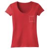 Juniors 60/40 Scoop Tee Thumbnail
