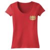 Juniors 60/40 Scoop Tee Thumbnail