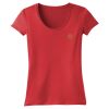 Juniors 60/40 Scoop Tee Thumbnail